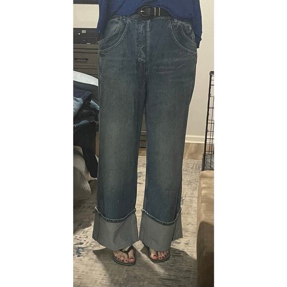 Free People Final Countdown Cuffed Mid-Rise Denim - Picture 4 of 4